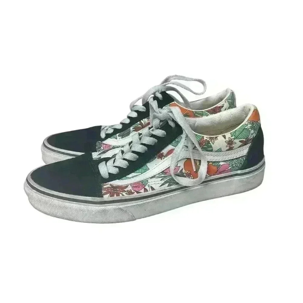 Vans Old Skool Multi Tropic Skate Shoes Men's 7 Women's 8.5 Mulitcolor